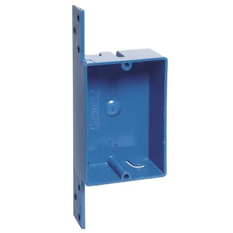 electrical back box depths|shallow depth outlet box.